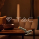 3W LED Магнитна Настолна Лампа 4000K Бяло Тяло