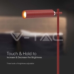 3W LED Магнитна Настолна Лампа 4000K Червено Тяло