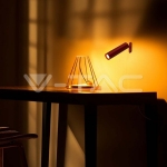 3W LED Магнитна Настолна Лампа 4000K Червено Тяло