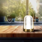 LED Настолна Лампа 1800mAH Батерия 120*190 Злато 3 в 1