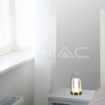 LED Настолна Лампа 1800mAH Батерия 120*190 Злато 3 в 1