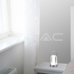 LED Настолна Лампа 1800mAH Батерия 120*190 Хром 3 в 1