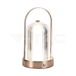 LED Настолна Лампа 1800mAH Батерия 120*190 Бронз 3 в 1