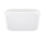 18W LED Плафон Квадрат Бяла Рамка 6400К IP44