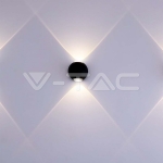 2W LED COB Луна 3000K Черно Тяло