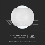 2W LED COB Луна 3000K Бяло Тяло