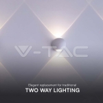 2W LED COB Луна 3000K Бяло Тяло