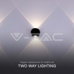 2W LED COB Луна 4000K Черно Тяло