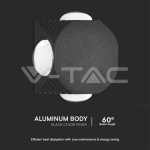 4W LED COB Луна 3000K Черно Тяло