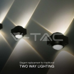 2W LED COB Луна 3000K Черно Тяло