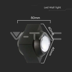 2W LED COB Луна 4000K Черно Тяло