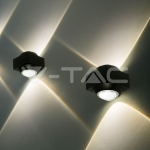 2W LED COB Луна 4000K Черно Тяло