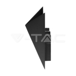 5W Стенна Лампа Черна IP65 Една Посока 4000К