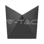 5W Стенна Лампа Черна IP65 Една Посока 4000К