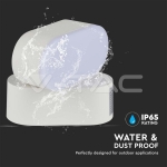 6W Стенна Лампа Бяла IP65 Подвижна 3000К