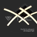 LED Осветител 24W Черен 3000К