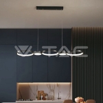 LED Осветител 38W Висящ (95*100CM) Черен 4000K