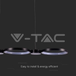 LED Осветител 38W Висящ (95*100CM) Черен 3000K