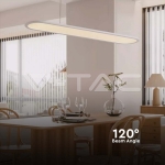 24W LED Висяща Лампа (80*100CM) 4000K Бяло Тяло