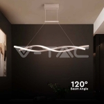 LED Осветител 30W Висящ (120*100CM) 4000K Бяло Тяло