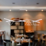 LED Осветител 30W Висящ (120*100CM) 3000K Бяло Тяло