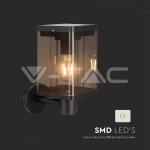 2.5W LED Соларна Стенна Лампа Е27 Сензор IP44