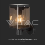 2.5W LED Соларна Стенна Лампа Е27 Сензор IP44