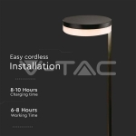 2.5W LED Соларна Наземна Лампа IP44 3000K