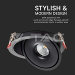 30W LED COB Луна 3 в 1 Черно Тяло