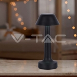 2W LED Настолна Лампа (D100*230) 3 в 1 Черно Тяло