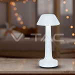 2W LED Настолна Лампа (D100*230) 3 в 1 Бяло Тяло