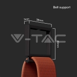 Окачвач За Колан Черно Тяло