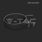 Текстилен Колан Въже 10м/Ролка Сив