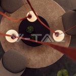 Текстилен Колан Въже 10м/Ролка Червен