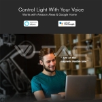 12W LED Smart Магнитен Релсов Осветител Гъвкав 1м CCT: 3в1 Димиращ Черно Тяло