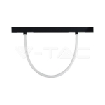 12W LED Smart Магнитен Релсов Осветител Гъвкав 1м CCT: 3в1 Димиращ Черно Тяло