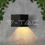 9W COB LED Соларна Стенна Лампа с Батерия 1x2600mAh 16ч.3000K Черно Тяло IP65