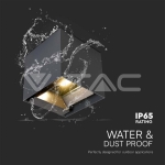 9W COB LED Соларна Стенна Лампа с Батерия 1x2600mAh 16ч.3000K Черно Тяло IP65