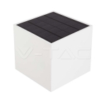 9W COB LED Соларна Стенна Лампа с Батерия 1x2600mAh 16ч. 4000K Бяло Тяло IP65