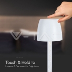 3W LED Настолна Лампа - Воден Ефект 3000K Черно Тяло