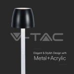 3W LED Настолна Лампа - Воден Ефект 3000K Бяло Тяло