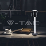 3W LED Настолна Лампа - Воден Ефект 3000K Бяло Тяло