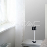 3W LED Настолна Лампа - Воден Ефект 3000K Бяло Тяло