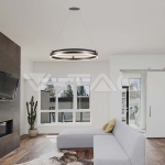 LED Осветител 30W Висящ Един Ринг 3000К Кафе