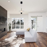 9W LED Висяща Лампа (30*300*1370MM) Бяло + Черно Тяло 3000K Регулируема