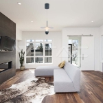 9W LED Висяща Лампа (30*300*1370MM) Бяло+Сиво Тяло 3000K Регулируема