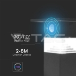 3W LED Соларна Стенна със Сензор и Батерия 2200MA LI 3.7V