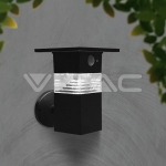 3W LED Соларна Стенна със Сензор и Батерия 2200MA LI 3.7V