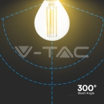 LED Крушка 6W Filament E14 P45 4000К