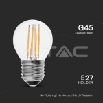 LED Крушка 6W Filament E27 G45 6500К